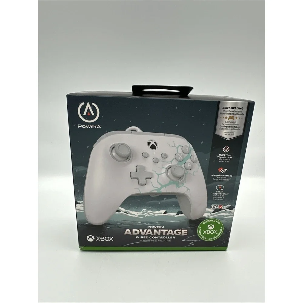 PowerA Advantage Wired Controller - XBox Series x S Artic Ice White